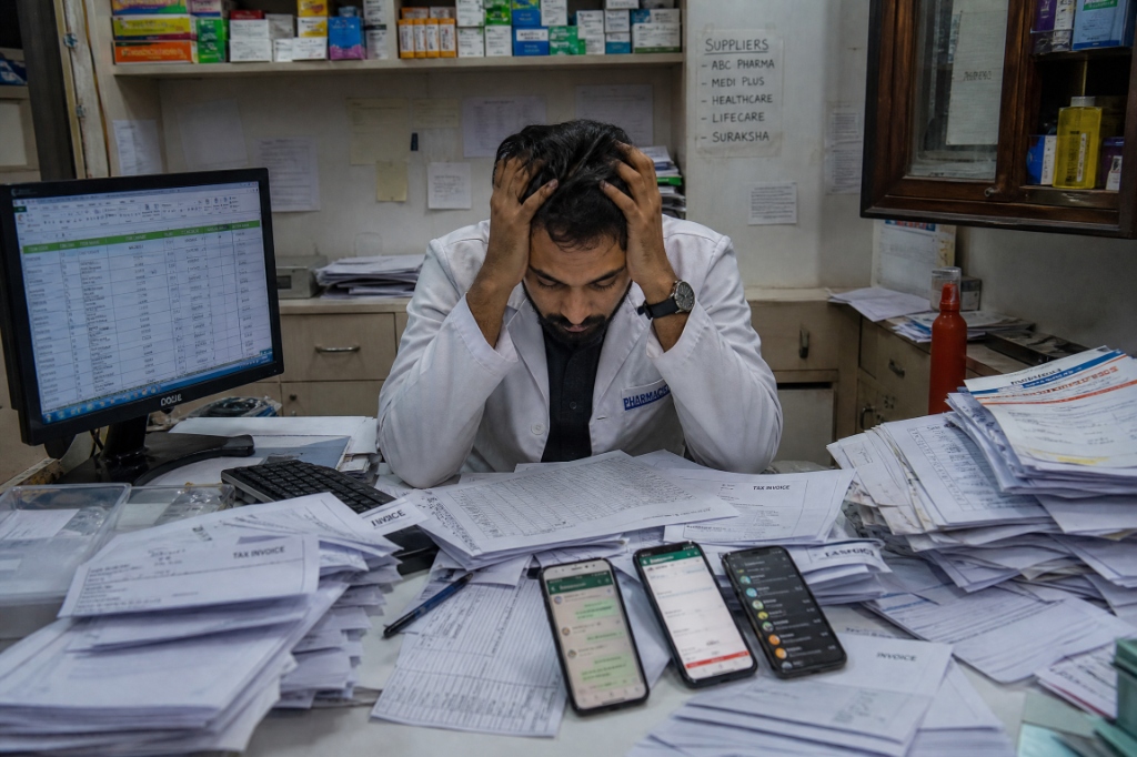 Overwhelmed Pharmacist Manual Procurement